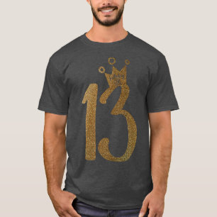 Teen Gold 13. Geburtstag  13. Geburtstag T  T-Shirt