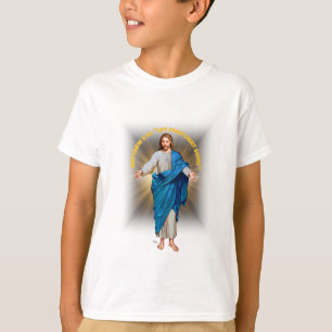 Teen Jesus Ließ dein Light Shine Junge katholisch T-Shirt