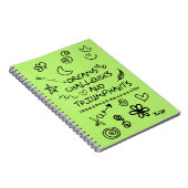 Teen Journal mit Doodles Notizblock (Rechte Seite)