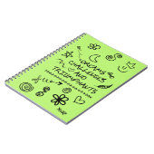 Teen Journal mit Doodles Notizblock (Linke Seite)