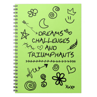 Teen Journal mit Doodles Notizblock