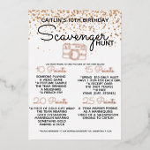 Teen & Kids Mall Foto Scavenger Jagdspiel - Spaß Folieneinladung (Vorderseite)