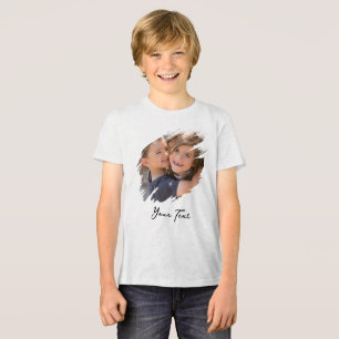 Teen Kleinkind Kinder Foto Jungen Weich Baumwolle Tri-Blend Shirt