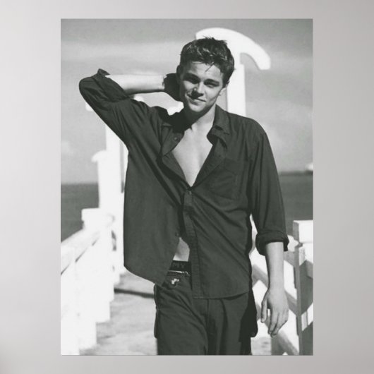 Teen Leonardo Di Caprio Poster (Vorne)