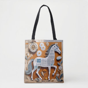 Teen Papier Pferd Tragetasche Tasche