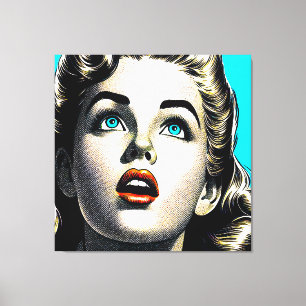 Teen Romance Leinwanddruck