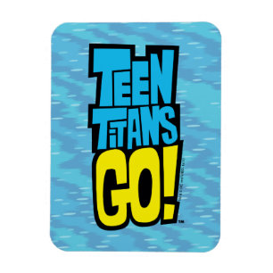 Teen Titanen los!   Logo Magnet