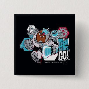 Teen Titans Go!   Arsenal-Grafik von Cyborg Button