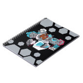 Teen Titans Go! | Arsenal-Grafik von Cyborg Notizblock (Linke Seite)