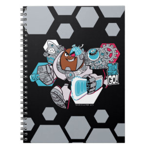 Teen Titans Go!   Arsenal-Grafik von Cyborg Notizblock