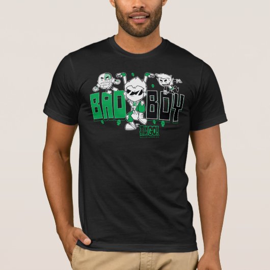 Teen Titans Go! | "Bad Boy" Robin, Cyborg, & BB T-Shirt (Vorderseite)