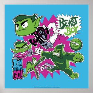 Teen Titans Go! Beast Boy Shapeshifts Poster
