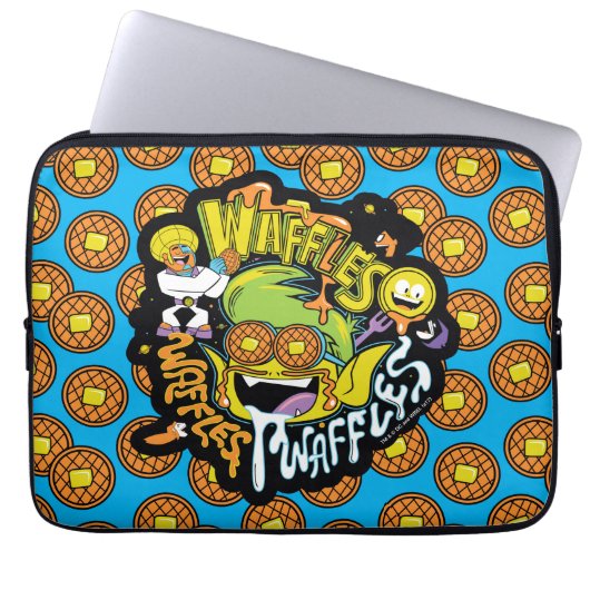 Teen Titans Go! | Beast Boy Waffels Laptopschutzhülle (Vorderseite)