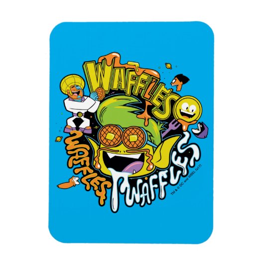 Teen Titans Go! | Beast Boy Waffels Magnet (Vertikal)