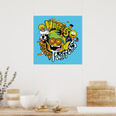 Teen Titans Go! | Beast Boy Waffels Poster (Küche)
