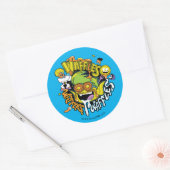 Teen Titans Go! | Beast Boy Waffels Runder Aufkleber (Umschlag)