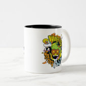 Teen Titans Go! | Beast Boy Waffels Zweifarbige Tasse (VorderseiteRechts)