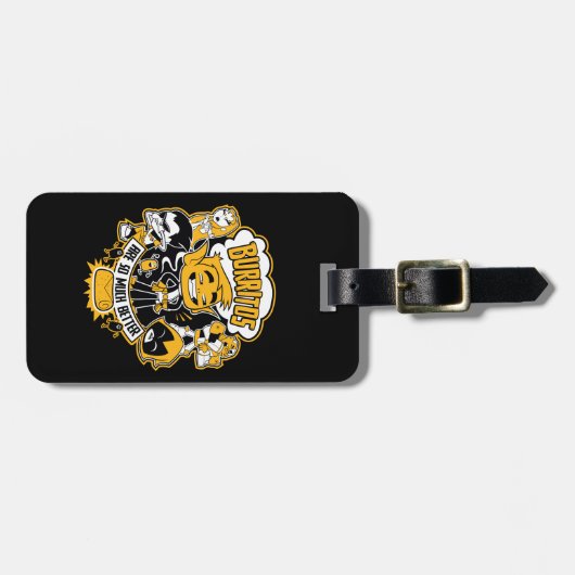 Teen Titans Go! | Bestie Boy "Burritos are better" Gepäckanhänger (Vorderseite horizontal)