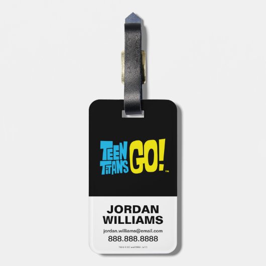 Teen Titans Go! | Bestie Boy "Burritos are better" Gepäckanhänger (Rückseite vertikal)