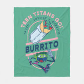 Teen Titans Go! Bestie Boy "Truth Justice Burrito" Fleecedecke (Vorderseite)