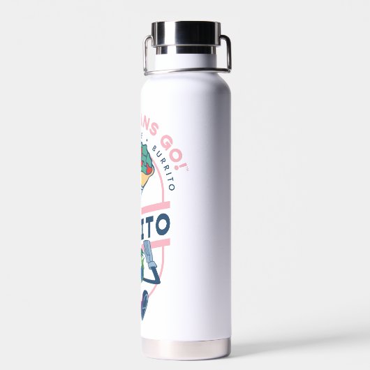 Teen Titans Go! Bestie Boy "Truth Justice Burrito" Trinkflasche (Rückseite)