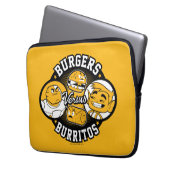 Teen Titans Go! | Burgers gegen Burritos Laptopschutzhülle (Vorderseite Links)