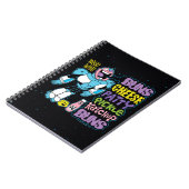 Teen Titans Go! | Cyborg Burger Rap Notizblock (Linke Seite)