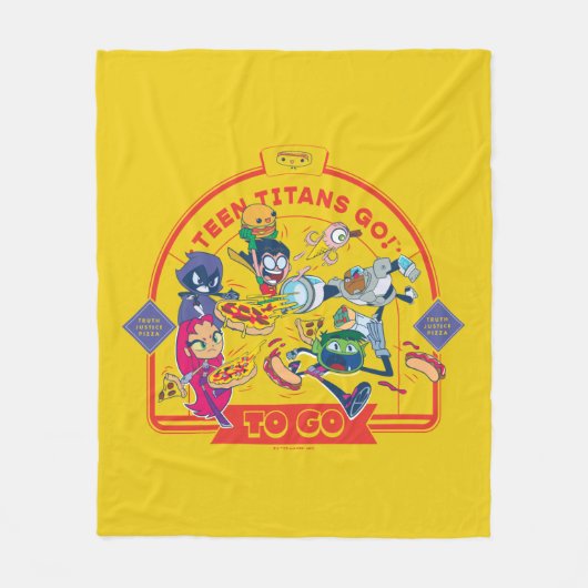 Teen Titans Go! Gehen Fleecedecke (Vorderseite)