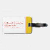 Teen Titans Go! Gehen Gepäckanhänger (Rückseite horizontal)