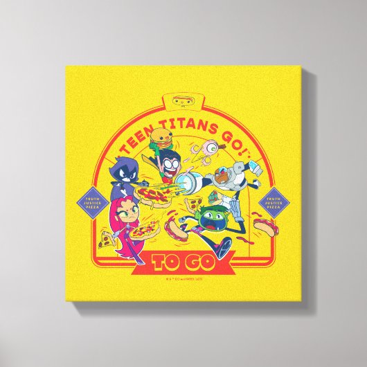 Teen Titans Go! Gehen Leinwanddruck (Vorderseite)