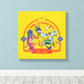 Teen Titans Go! Gehen Leinwanddruck (Insitu (Holzboden))