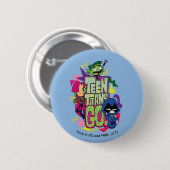 Teen Titans Go! | "Girls Girls" Logo für Tierwerbu Button (Vorne & Hinten)