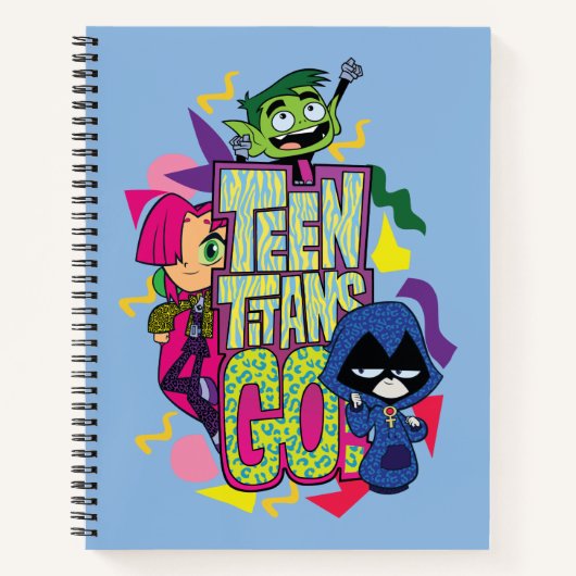 Teen Titans Go! | "Girls Girls" Logo für Tierwerbu Notizbuch (Vorderseite)