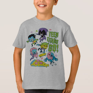 Teen Titans Go! Gnarly 90's Pizza Graphic T-Shirt