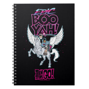 Teen Titans Go!   Krieger Cyborg reitet auf Pegasu Notizblock