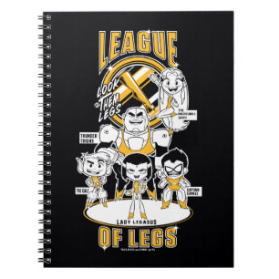 Teen Titans Go! League of Legs Notizblock