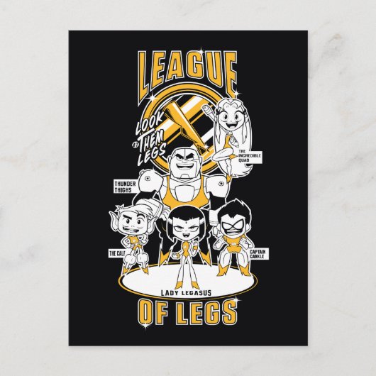 Teen Titans Go! | Lega Postkarte (Vorderseite)