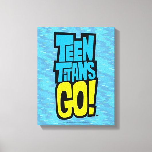 Teen Titans Go! | Logo Leinwanddruck (Vorderseite)