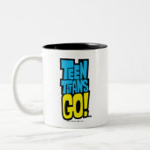 Teen Titans Go! | Logo Zweifarbige Tasse (Links)