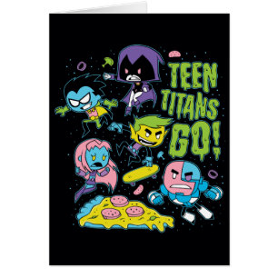 Teen Titans Go!   Pizza Graphic der frühen 90er Ja
