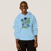 Teen Titans Go! | Pizza Graphic der frühen 90er Ja Hoodie (Vorne ganz)
