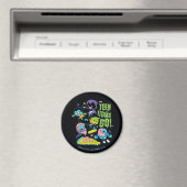 Teen Titans Go! | Pizza Graphic der frühen 90er Ja Magnet (In Situ (Geschirrspüler))