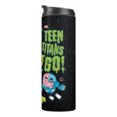 Teen Titans Go! | Pizza Graphic der frühen 90er Ja Thermosbecher (Nach rechts gedreht)