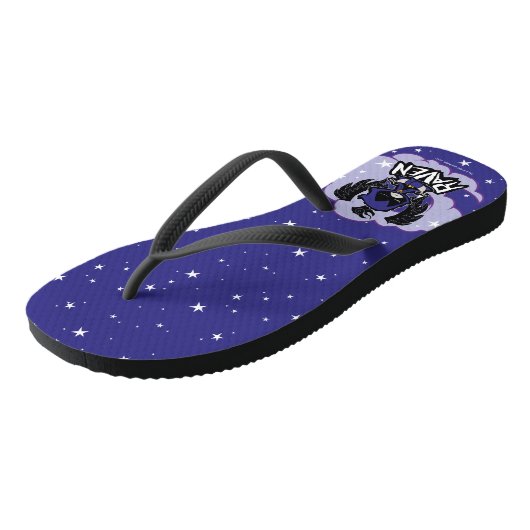 Teen Titans Go! | Raven Attack Badesandalen (Schrägansicht)
