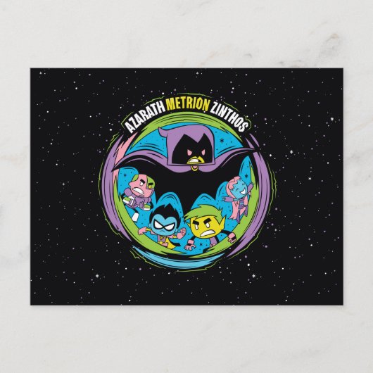 Teen Titans Go! | Raven ‚Azarath Metrion Zinthos‘ Postkarte (Vorderseite)