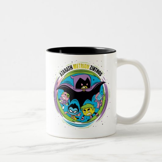 Teen Titans Go! | Raven ‚Azarath Metrion Zinthos‘ Zweifarbige Tasse (Rechts)