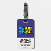 Teen Titans Go! | Raven Demonic Powers Graphic Gepäckanhänger (Rückseite vertikal)