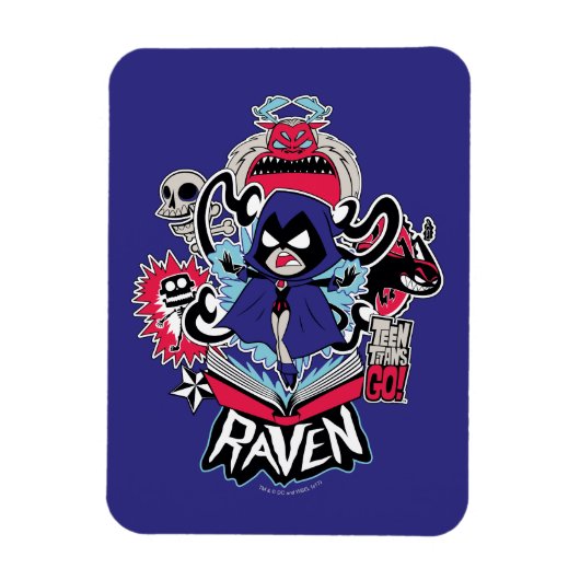 Teen Titans Go! | Raven Demonic Powers Graphic Magnet (Vertikal)