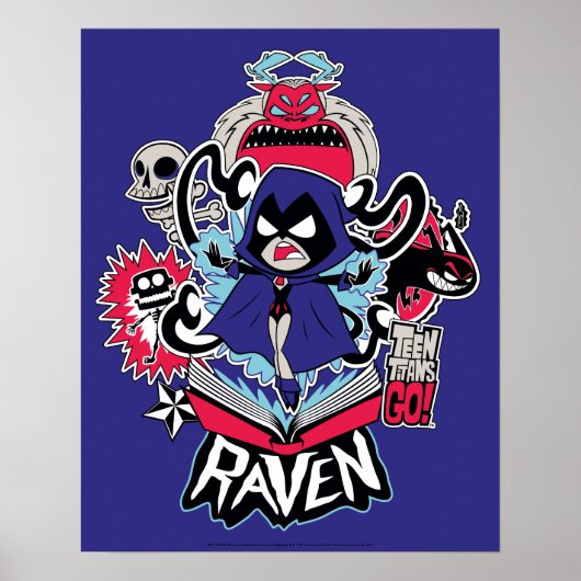 Teen Titans Go! | Raven Demonic Powers Graphic Poster (Vorne)
