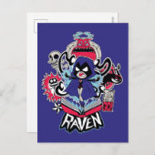 Teen Titans Go! | Raven Demonic Powers Graphic Postkarte (Vorne/Hinten)